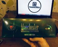 Сигареты Manchester Superslims Amber crush (яблоко+мята)