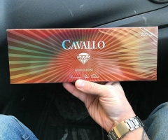 Сигареты Cavallo Gold Dimond SuperSlim  (ваниль)